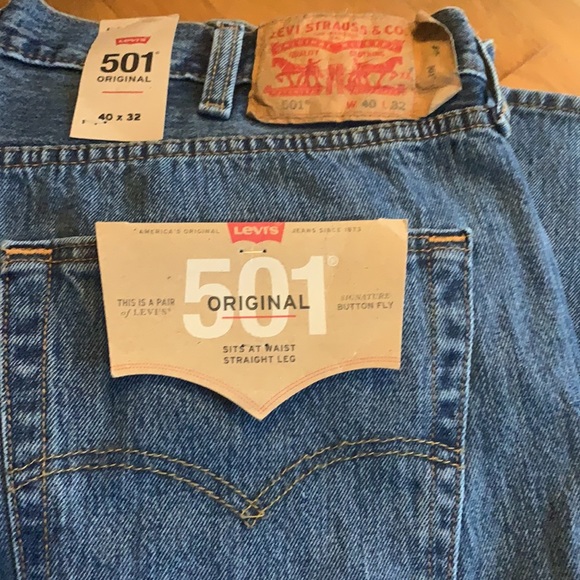 Levi’s 501 Original Signature Button Fly Jeans - Picture 4 of 4
